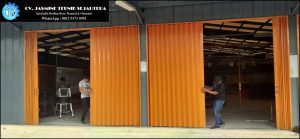 perbaikan folding gate bergaransi lubang buaya